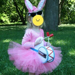2T/3T Energizer Bunny Tutu Costume